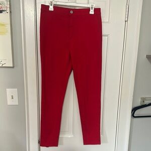 Ashy Mason apple red straight leg jeans size 11